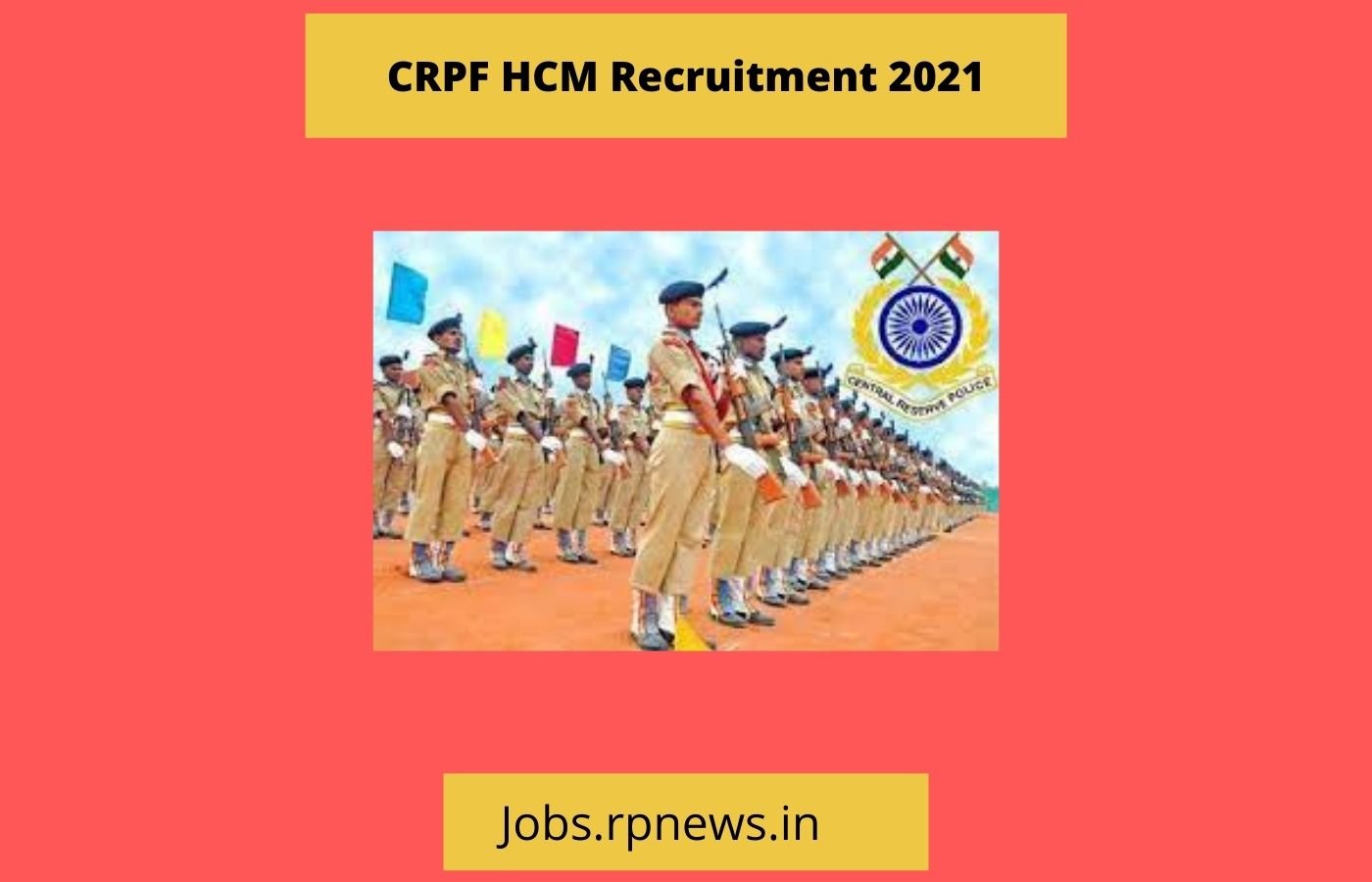 CRPF HCM Recruitment 2021