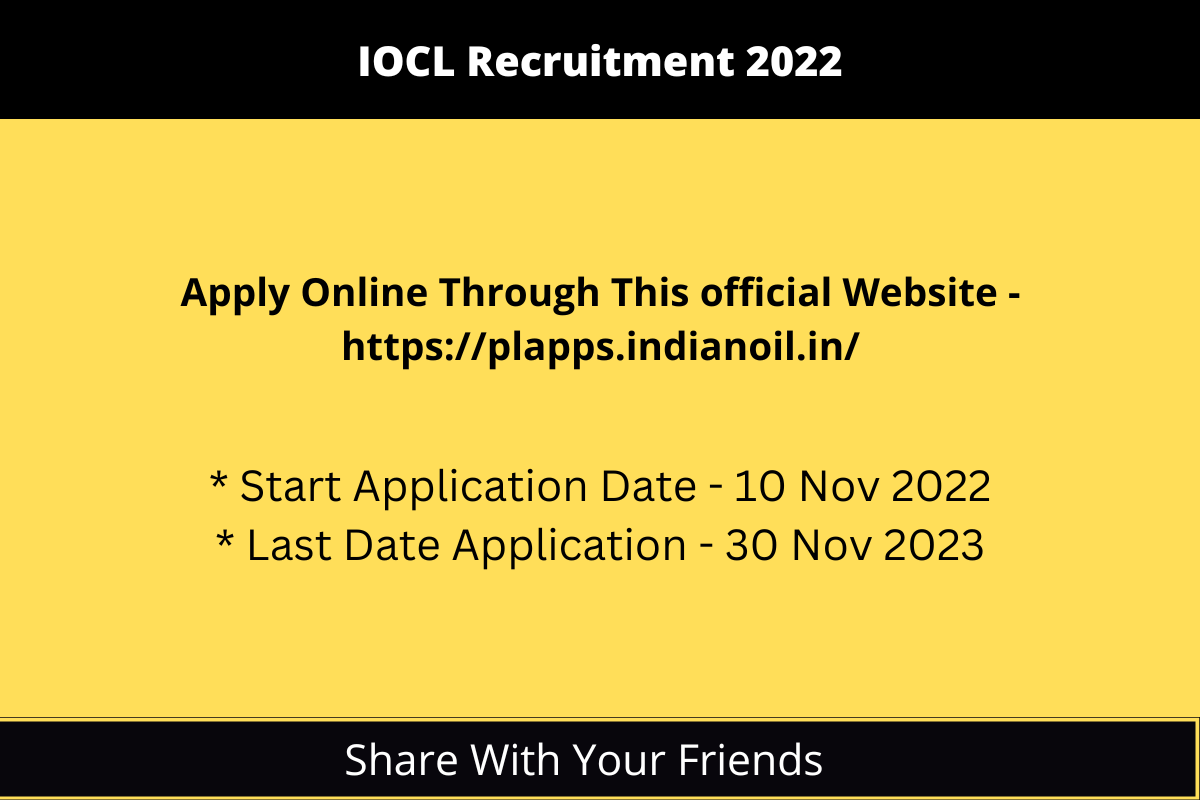 IOCL Recruitment 2022